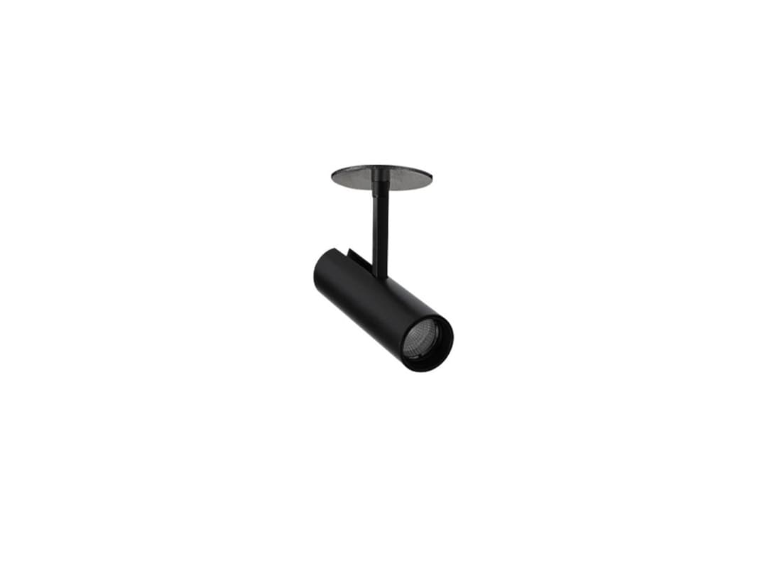 Tube Slim LED-Einbauspot, 2700K, dimmbar, schwarz - Antidark - Küche - Aluminium