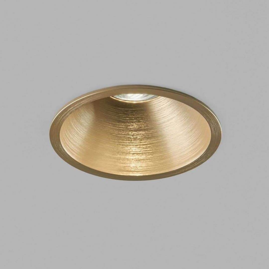 Curve II Einbauspot, Ø110 cm, messing, CCT - LIGHT-POINT - Wohnzimmer - Aluminium