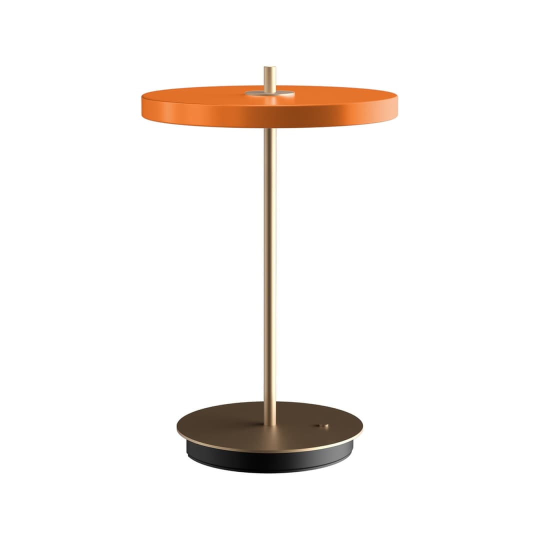 Asteria Move Portable Tischleuchte V2 Nuance Orange - UMAGE - Wohnzimmer - Design - Metall - Mit Schirm