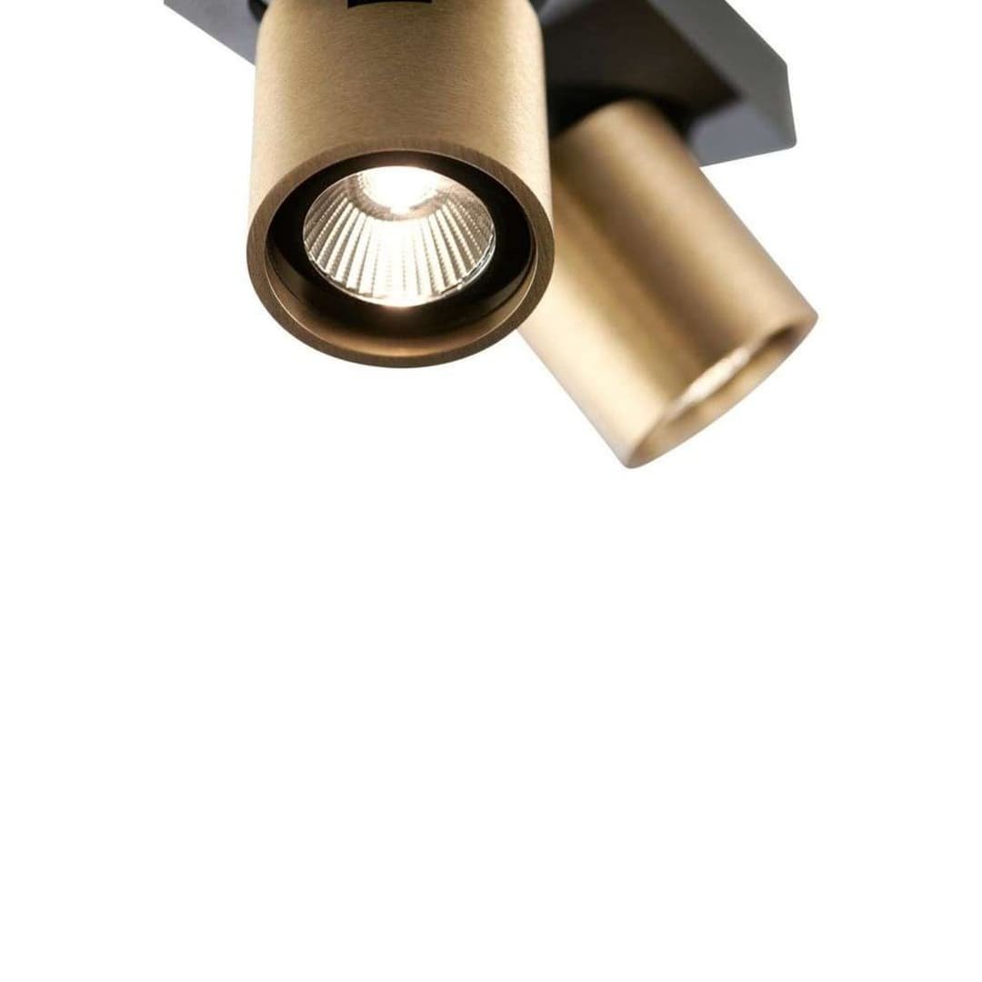 Focus 2 LED Deckenleuchte 3000K Brass - LIGHT-POINT - Wohnzimmer - Aluminium