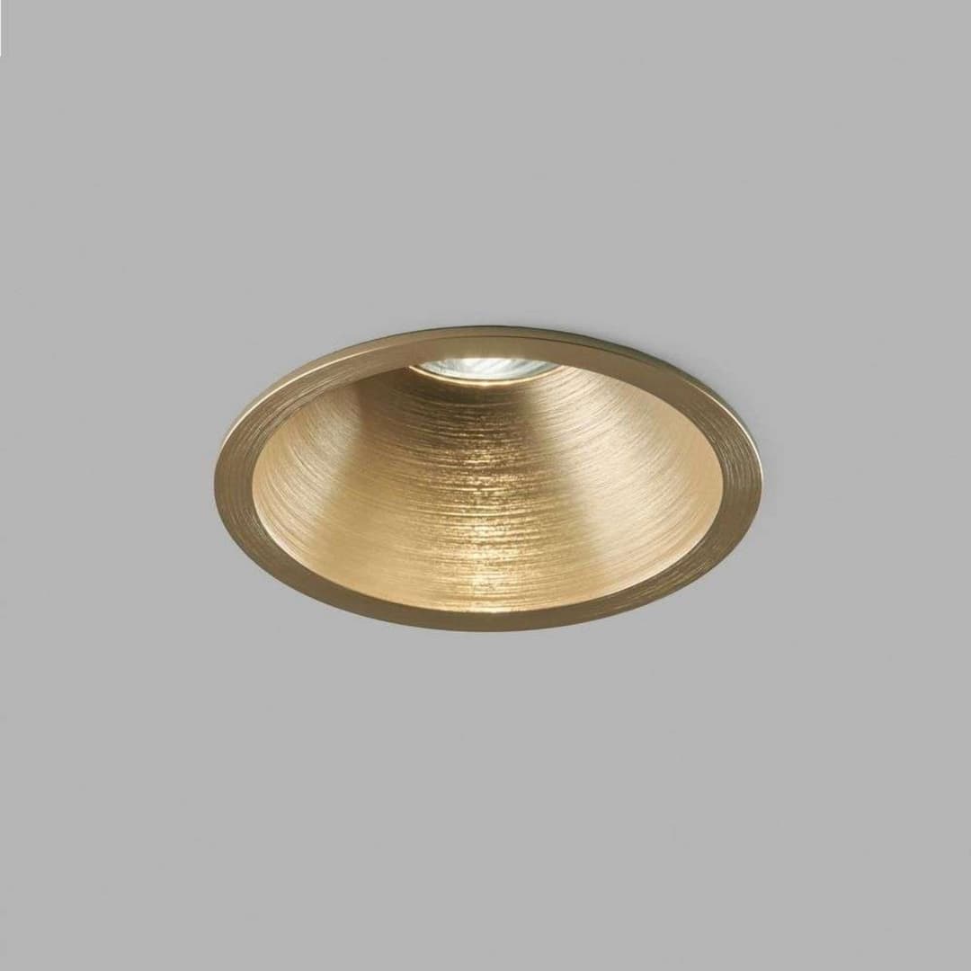 Curve II Einbauspots Ø90 IP54 2700/3000K Brass - LIGHT-POINT - Wohnzimmer - Aluminium