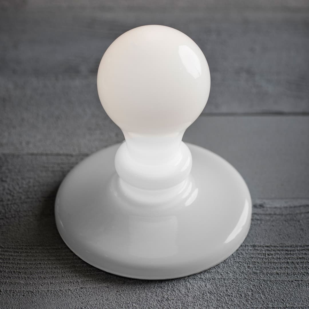 Light Bulb Tischleuchte Weiß - Foscarini White Light - Wohnzimmer - Design - Glas