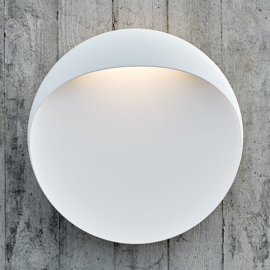 Flindt Wandleuchte Ø200 2700K Weiß - Louis Poulsen - Wohnzimmer - Design - Aluminium - Rund