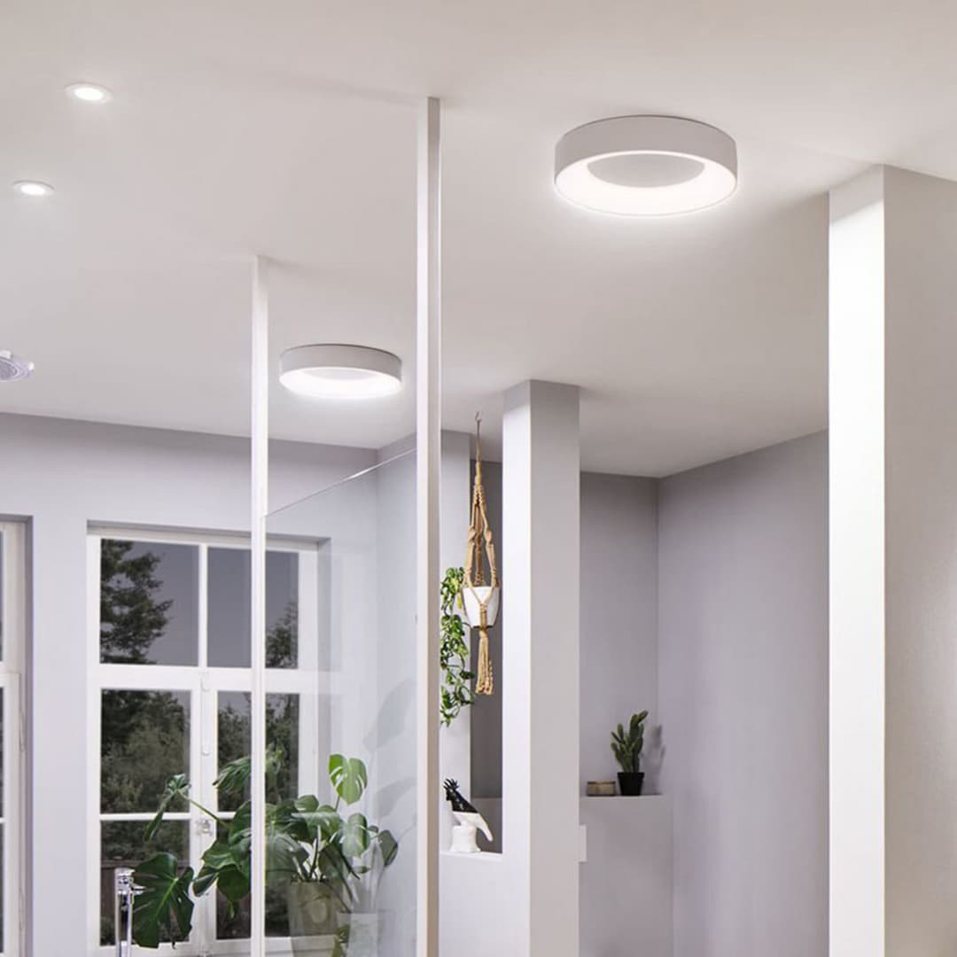 Casca LED Deckenleuchte IP44 2100lm Weiß/Weiß - Paulmann - Badezimmer - Modern - Metall - Bündig