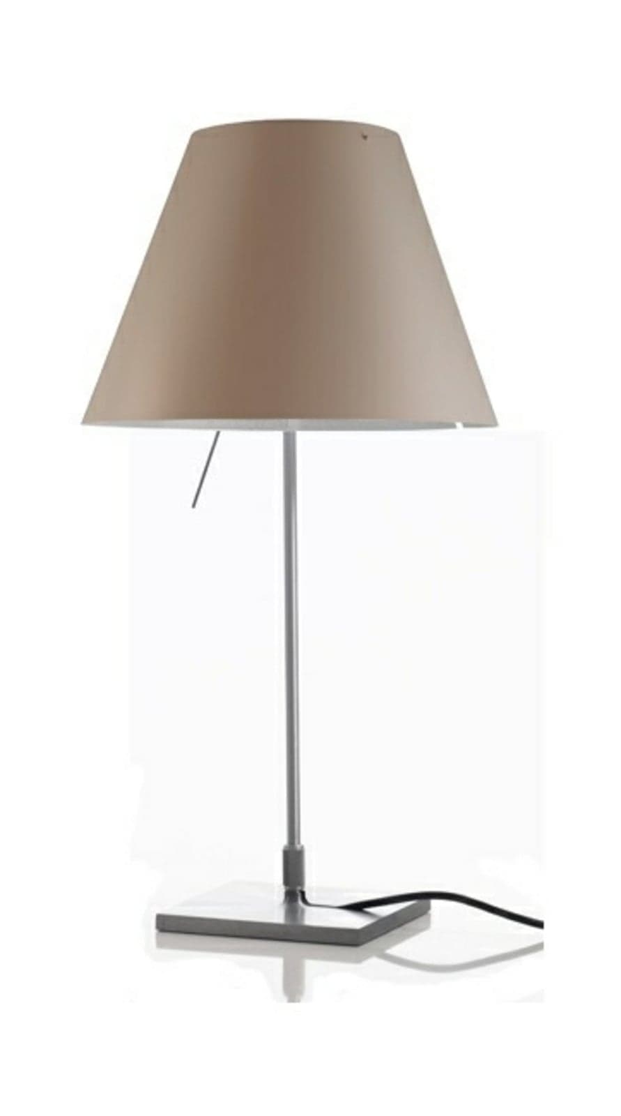 Costanzina Tischleuchte Shaded Stone - Luceplan - Wohnzimmer - Aluminium