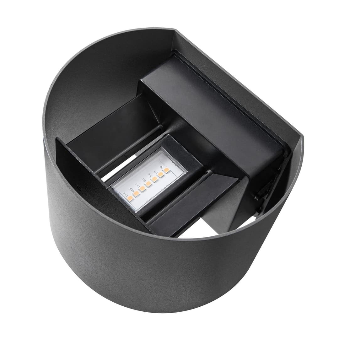 Milda Außenwandleuchte Anthracite - Nordlux - Modern - Aluminium - Bündig