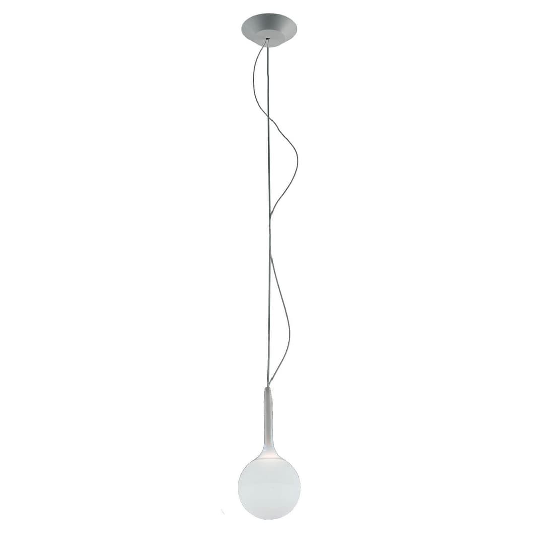 Castore 14 Pendelleuchte White - Artemide - Wohnzimmer - Design - Glas - Kugel