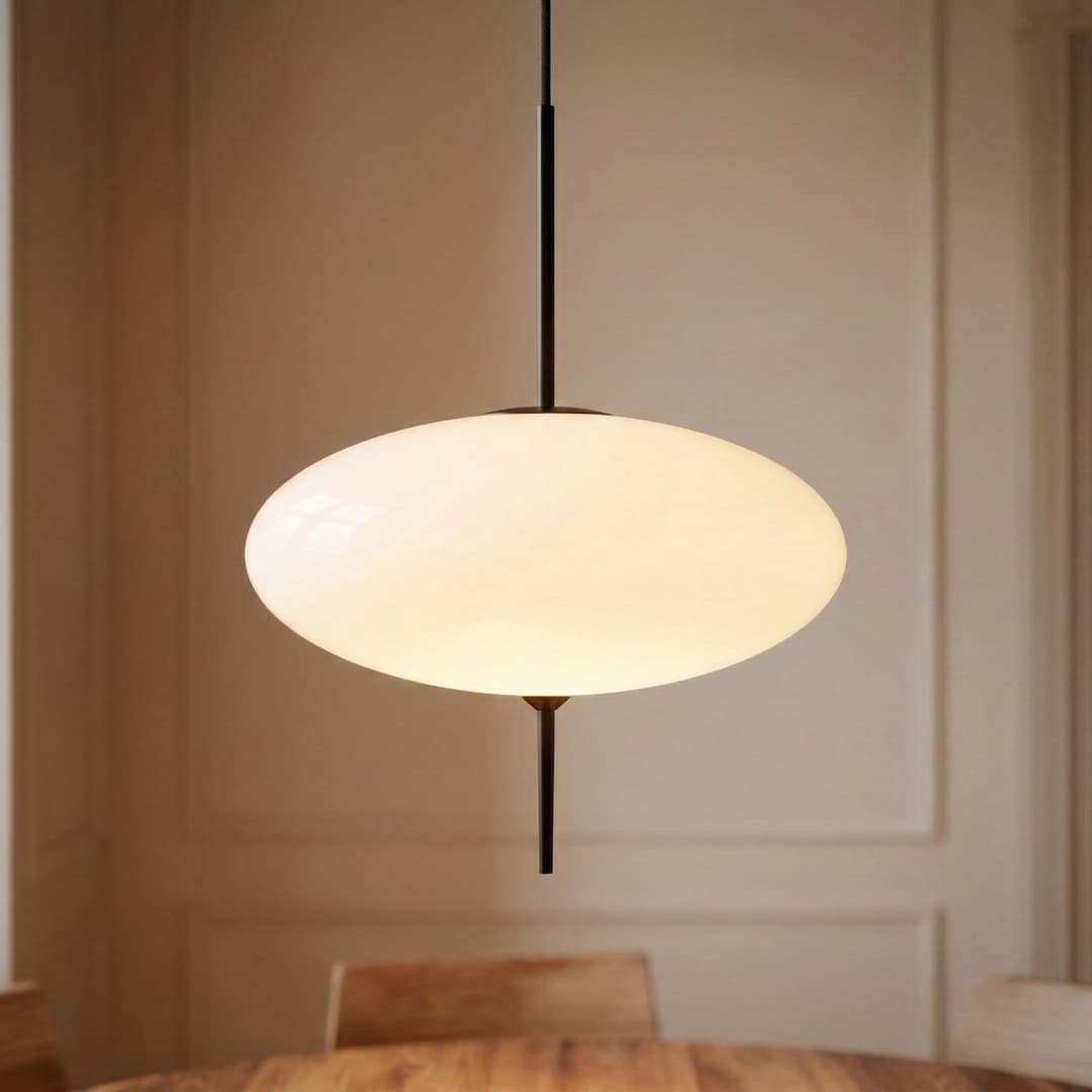 Hikari Hängeleuchte, weiß, Ø 30 cm, E14, Glas - Lindby - Esszimmer - Modern - Einflammig