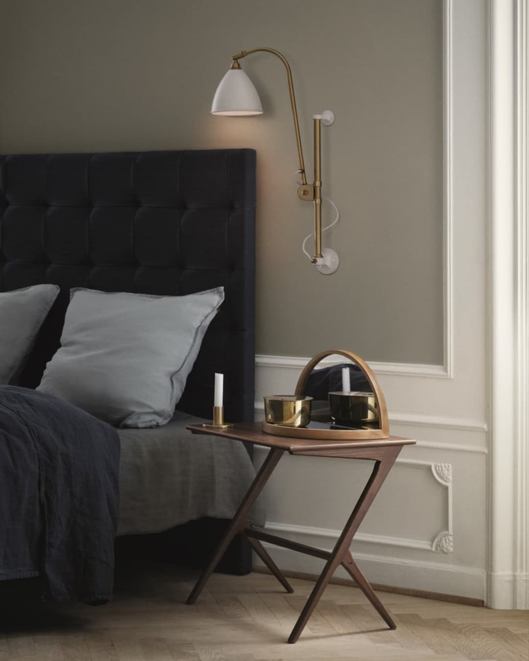 Bestlite BL5 Wandleuchte Ø16 Messing/Schwarz - GUBI - Wohnzimmer - Metall