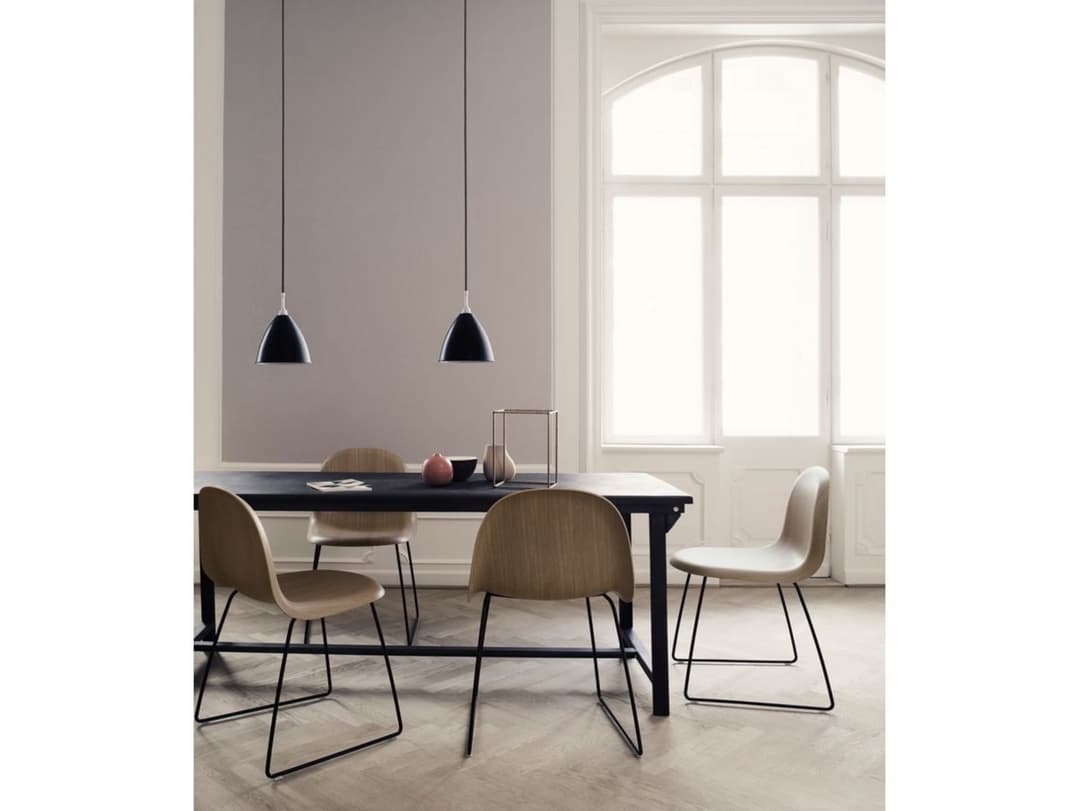 Bestlite BL9 Pendelleuchte Ø21 Messing/Porzellan - GUBI - Wohnzimmer - Metall