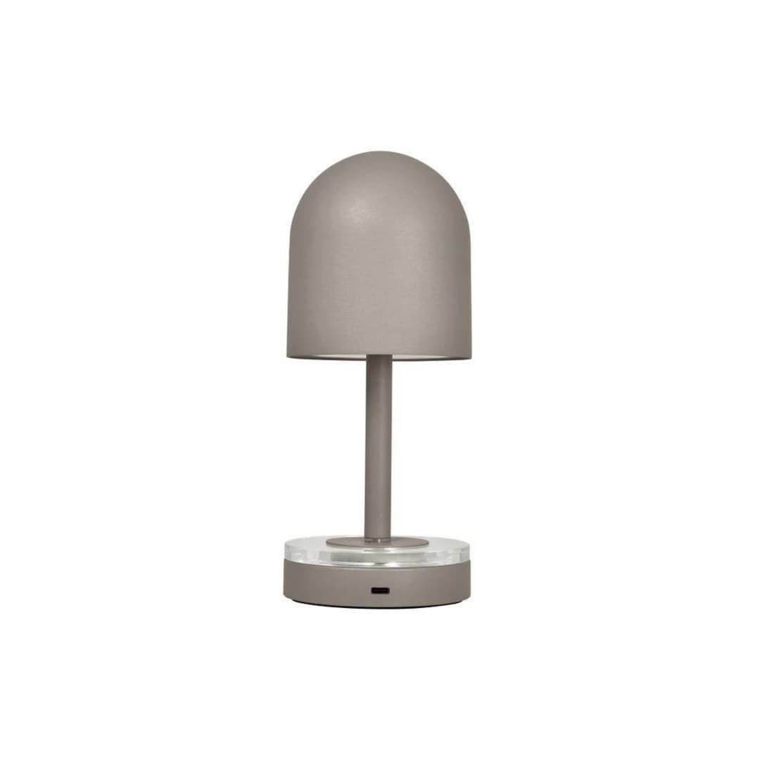 Luceo Portable Tischleuchte Taupe/Clear - AYTM - Wohnzimmer - Modern - Metall - Mit Schirm