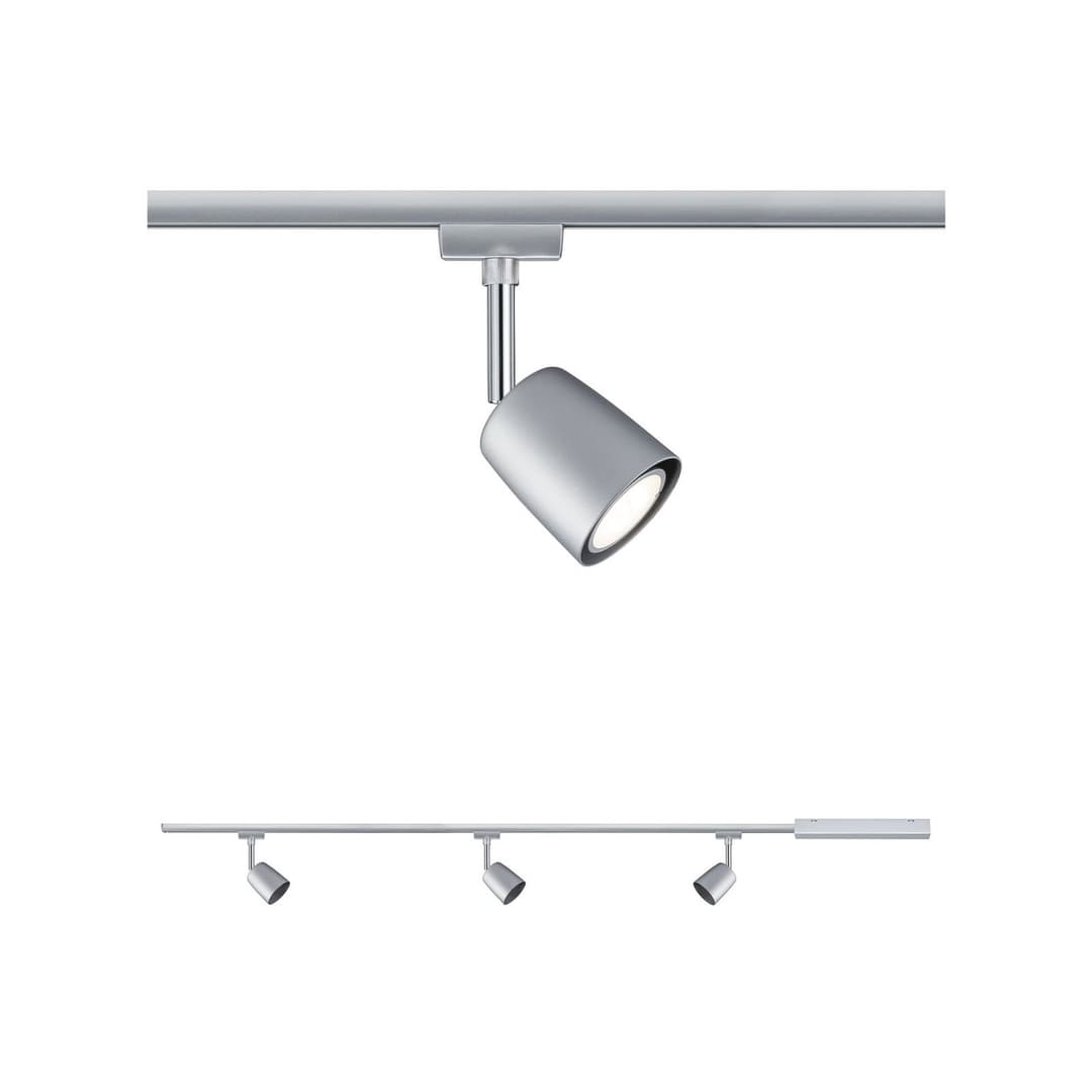 Cover 3 Deckenleuchte Urail-set Chrom - Paulmann - Arbeitszimmer / Büro - Modern - Metall - Mehrflammig