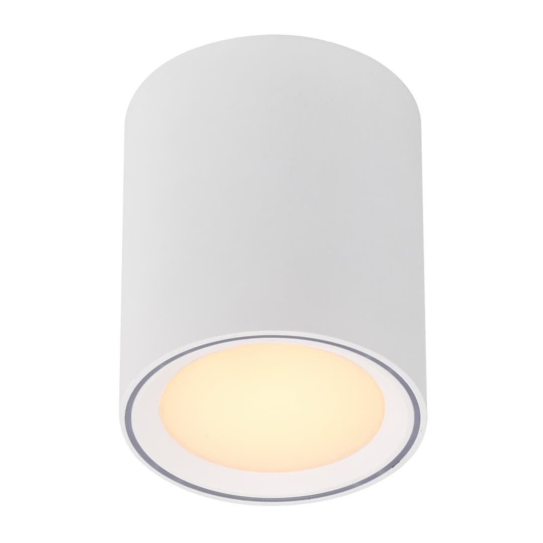Fallon Spotlight Long, Höhe 12 cm, weiß - Nordlux - Wohnzimmer - Modern - Metall - Rund