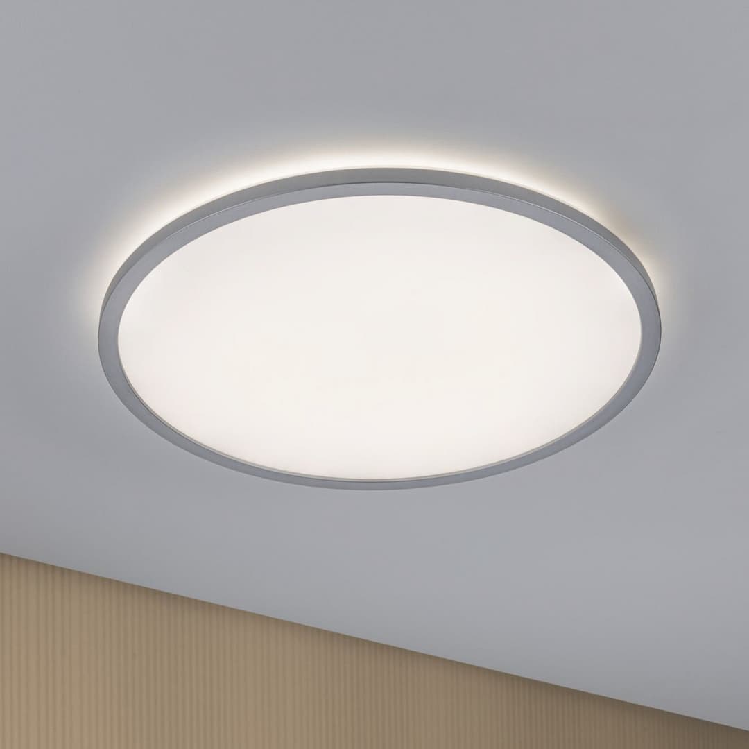 Atria Shine LED-Panel, 3-step-dim, chrom, Ø 42 cm - Paulmann - Wohnzimmer - Modern - Kunststoff - Rund