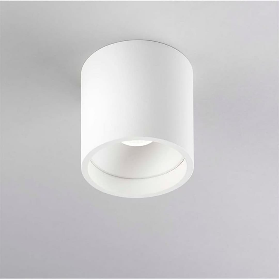 Solo 1 Round Deckenleuchte 6W 2700K Weiß - LIGHT-POINT - Wohnzimmer - Aluminium