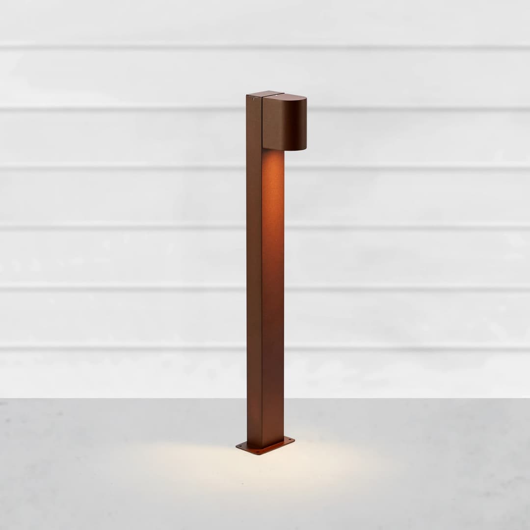 Alor LED-Wegelampe, braun, IP65, Höhe 75 cm, dimmbar - Markslöjd - Skandinavisch - Aluminium - Einflammig