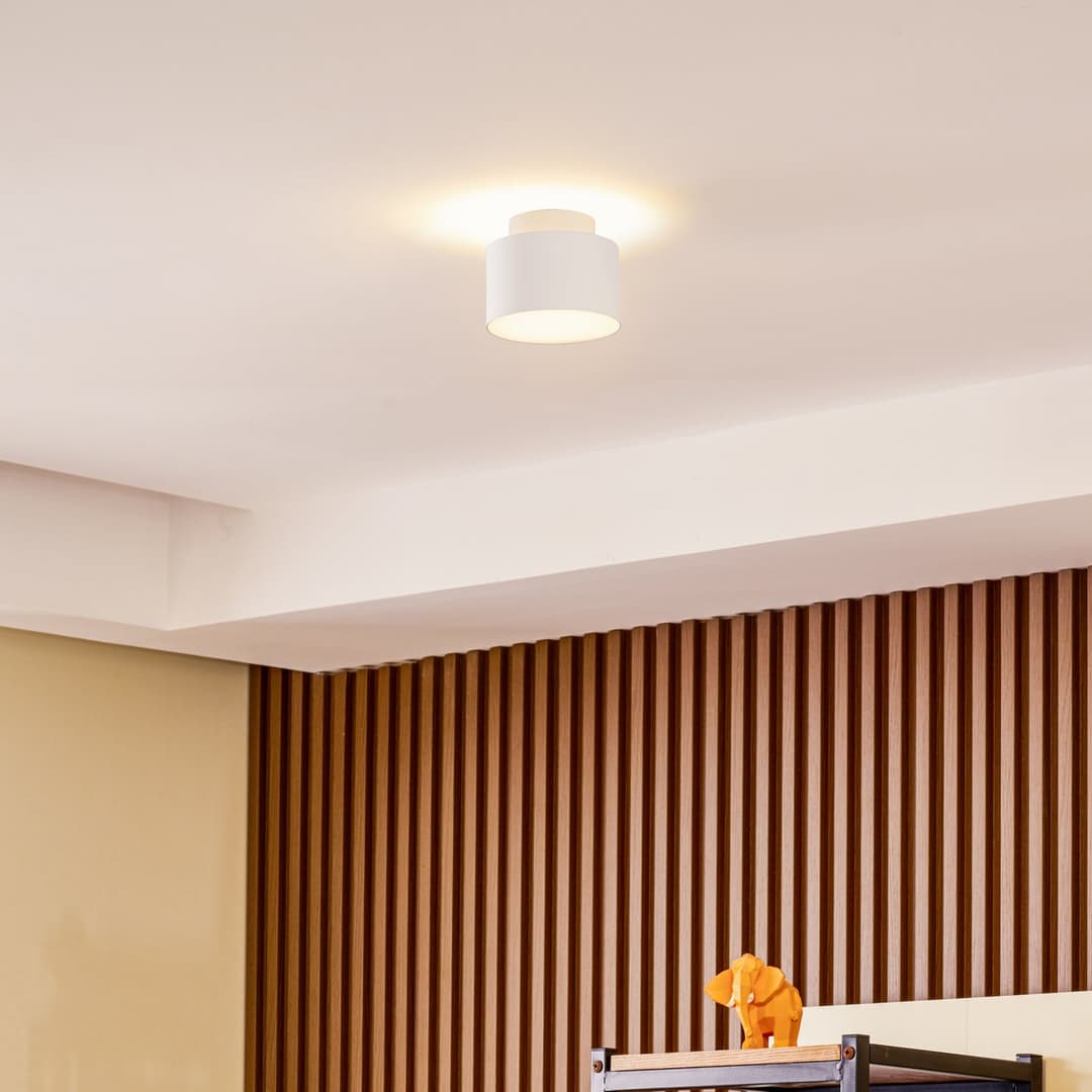 Nivoria LED Spotlight Backlight Ø11 White - Lindby - Wohnzimmer - Modern - Aluminium - Rund