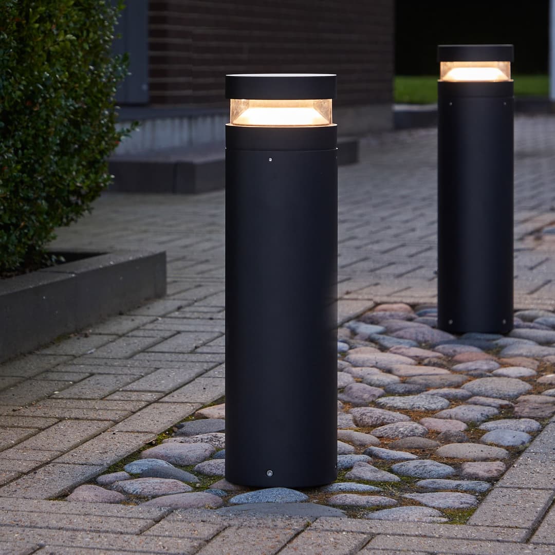 Baldur Außen Pollerleuchte IP65 Black - Loom Design - Modern - Aluminium - Einflammig