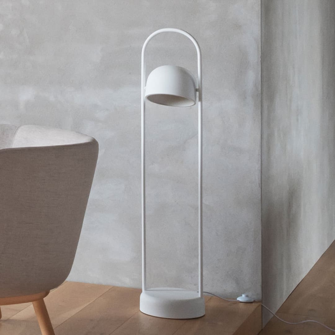 Quay Stehleuchte White - PLEASE WAIT to be SEATED - Wohnzimmer - Modern - Metall - Einflammig