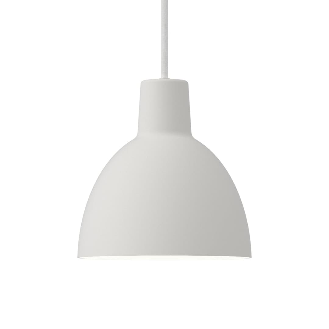 Toldbod 170 Pendelleuchte Weiß - Louis Poulsen - Wohnzimmer - Design - Metall - Einflammig