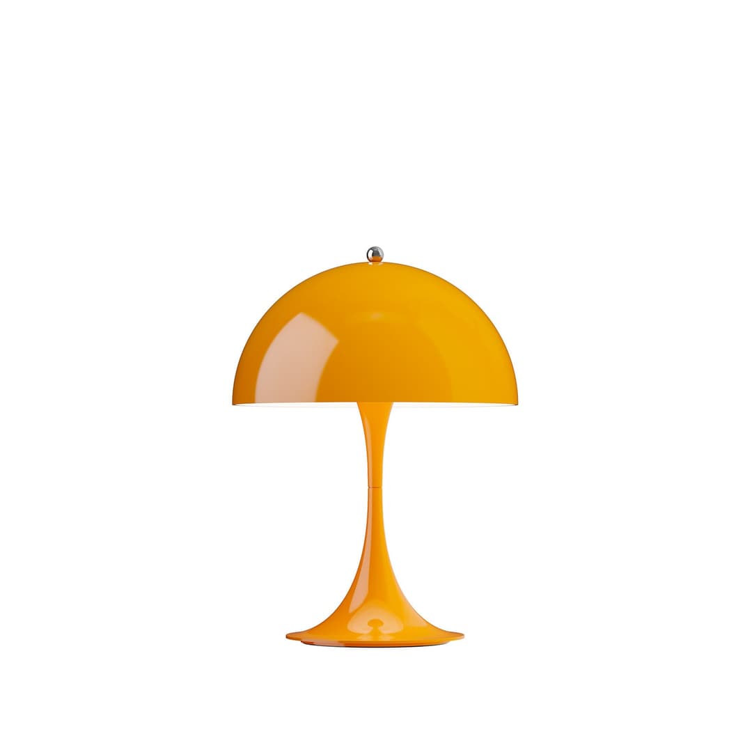 Panthella 250 PORTABLE LED-Akkulampe orange - Louis Poulsen - Wohnzimmer - Modern - Kunststoff - Mit Schirm