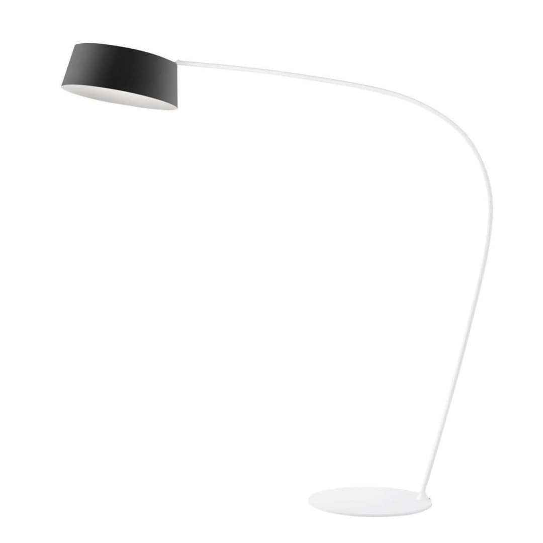 Oxygen FL1 LED-Bogenleuchte, schwarz, 212 cm - Stilnovo - Wohnzimmer - Design - Metall - Einflammig