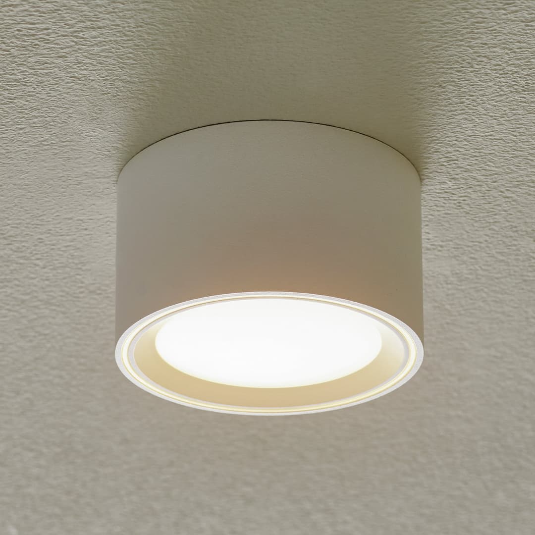 Fallon Spotlight, Höhe 6 cm, weiß - Nordlux - Wohnzimmer - Modern - Metall - Rund