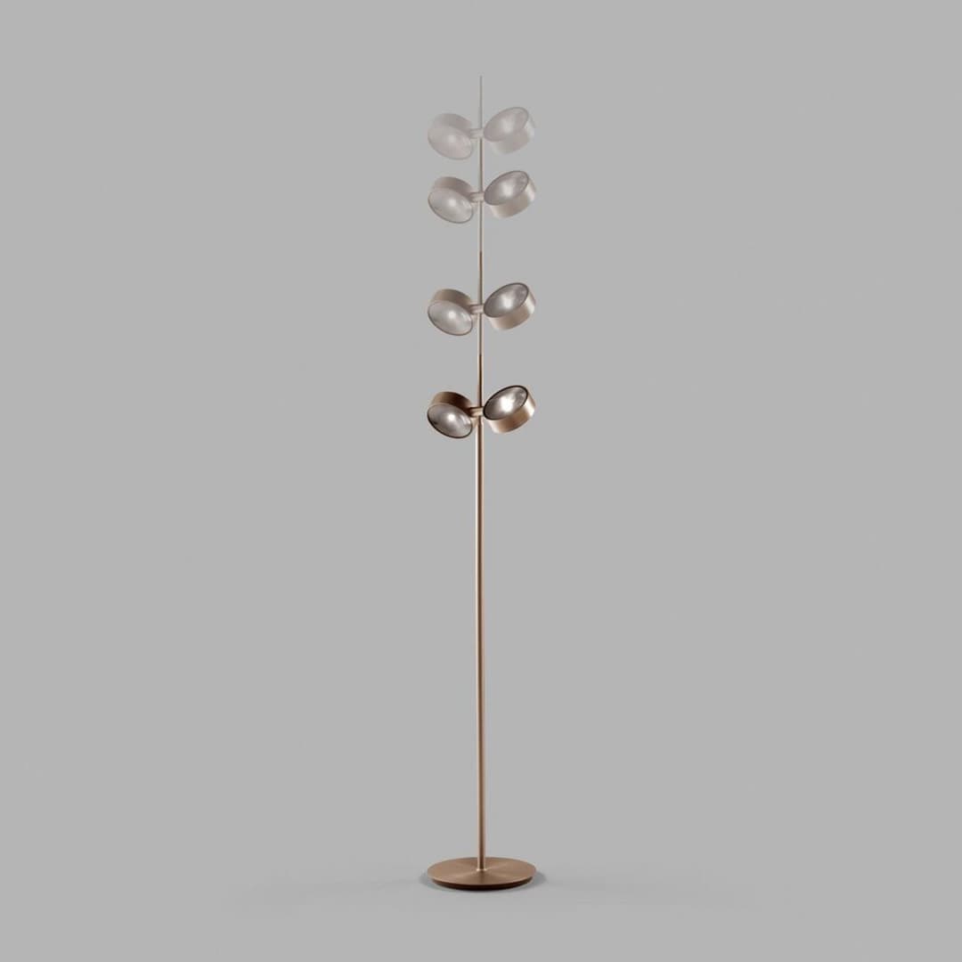 Orbit Stehleuchte Touchless Rose Gold - LIGHT-POINT - Wohnzimmer - Aluminium