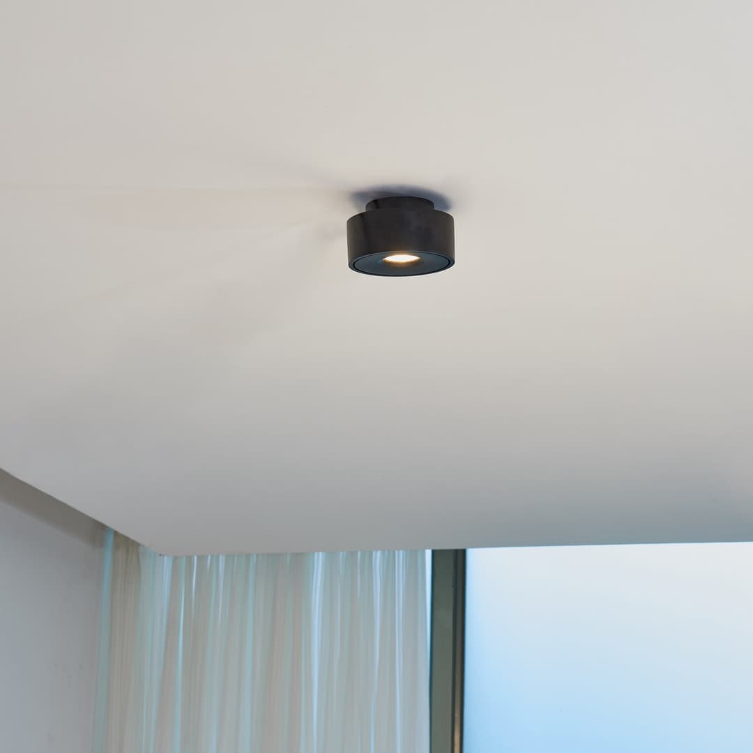 Rotari LED Deckenleuchte 11,8W Black - Arcchio - Wohnzimmer - Modern - Metall - Rund
