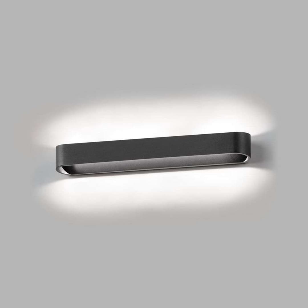 Aura W3 Wandleuchte 2700/3000K Black - LIGHT-POINT - Wohnzimmer - Aluminium