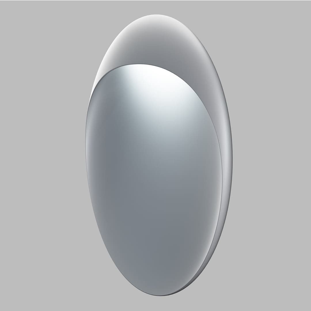 Flindt Wandleuchte Ø30 cm 2700K Alu Grey - Louis Poulsen - Wohnzimmer - Design - Aluminium - Rund