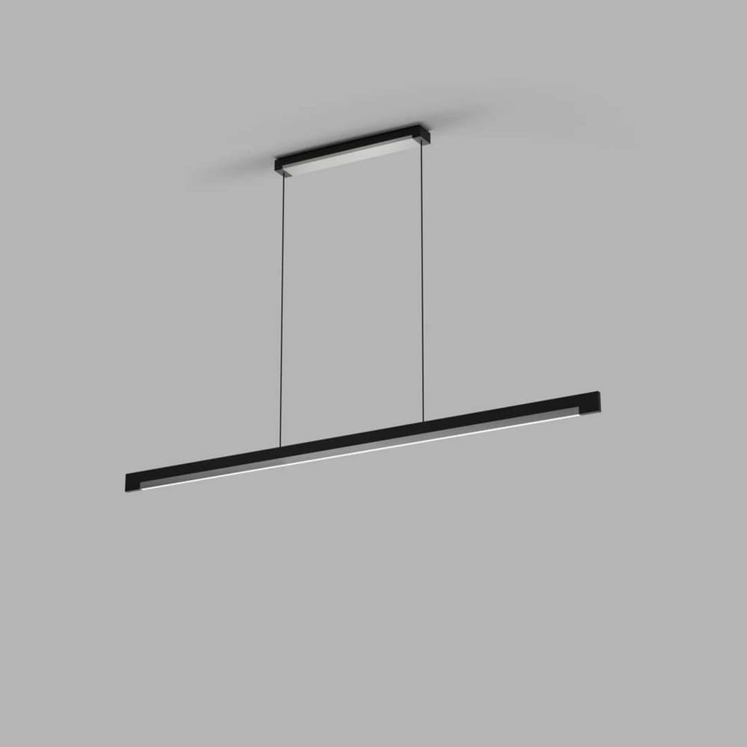 Inlay S1400 Linear Hängelampe, schwarz/silber - Light-Point LIGHT-POINT Design by Studio F.A. Porsche - Esszimmer - Aluminium