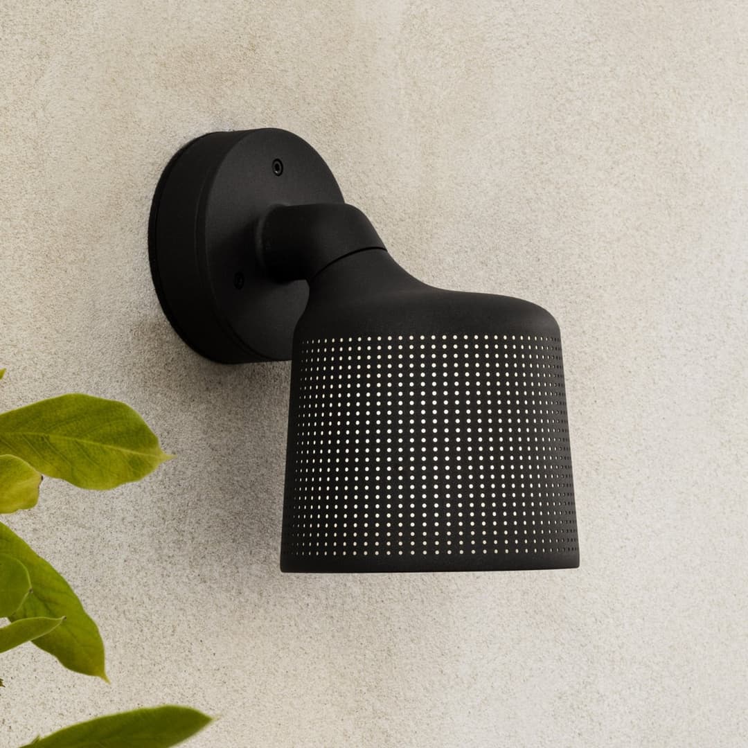 Vipp551 Außenwandleuchte Black - Vipp - Terrasse - Metall