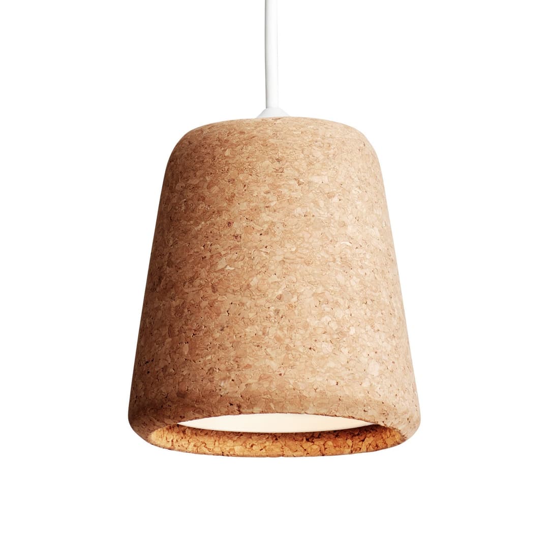 Material Pendelleuchte Natural Cork - New Works Material The Originals - Wohnzimmer - Design - Einflammig
