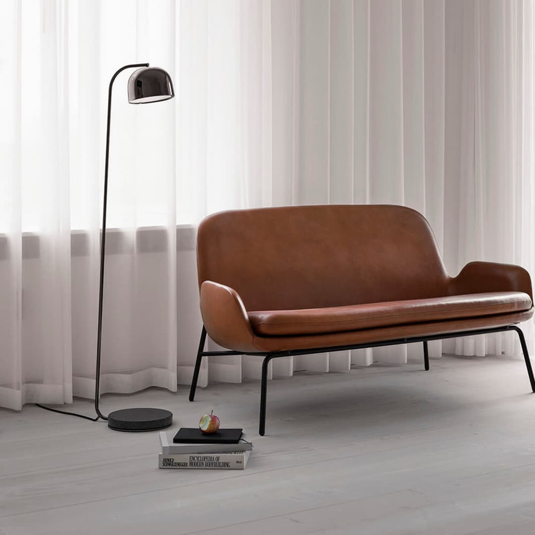 Grant Stehleuchte Schwarz - Normann Copenhagen - Wohnzimmer - Metall