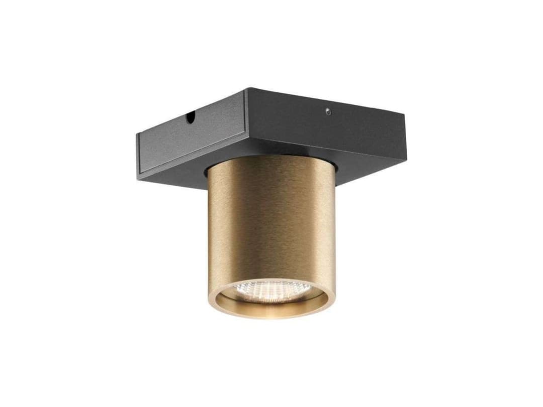 Focus 1 LED Deckenleuchte 3000K Brass - LIGHT-POINT - Wohnzimmer - Aluminium