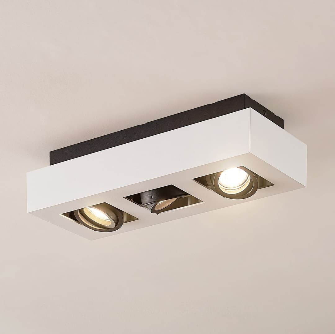 Vince 3 Deckenleuchte White - Arcchio - Küche - Modern - Aluminium - Eckig