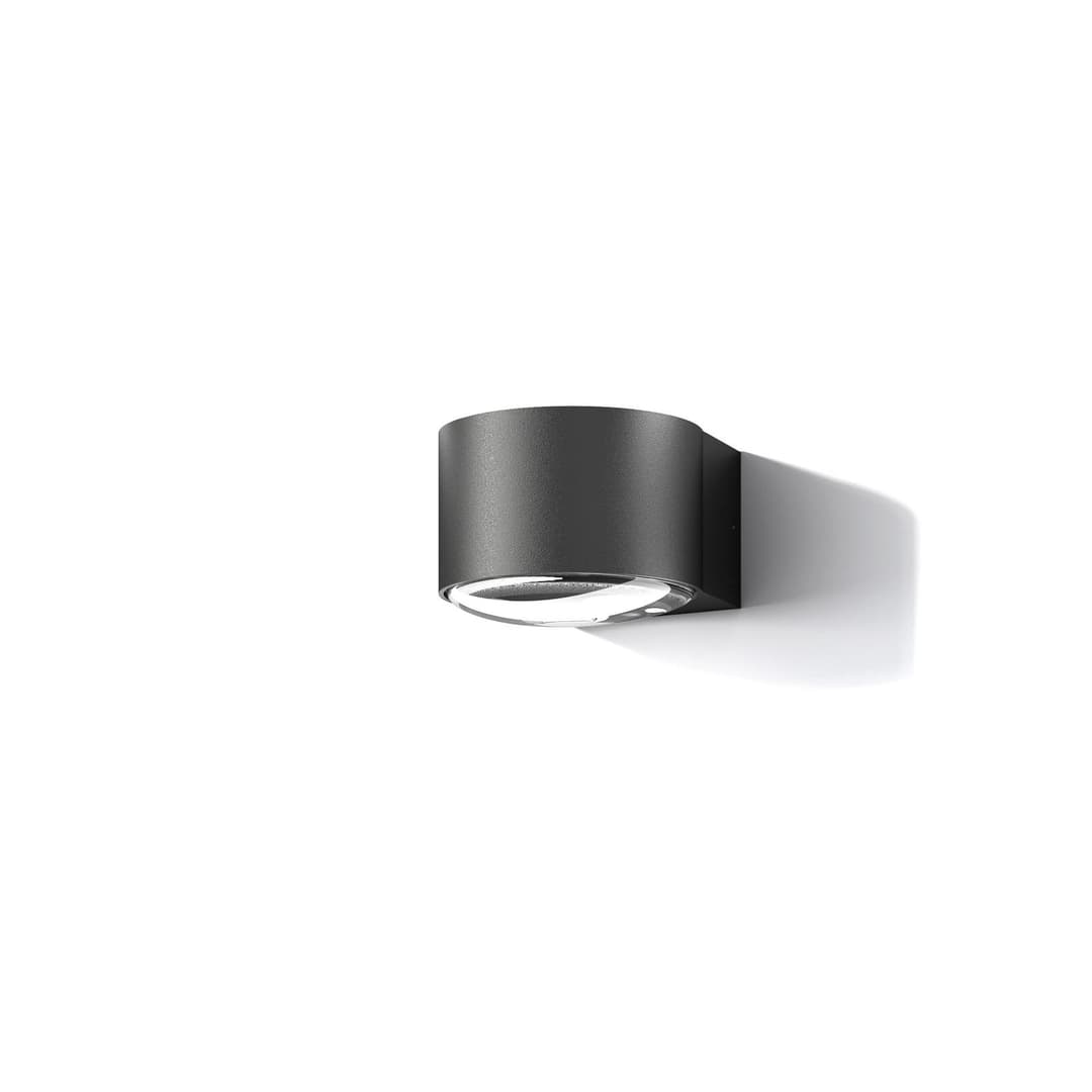 Frey Wandleuchte LED Down Black - Loom Design - Terrasse - Modern - Aluminium - Einflammig