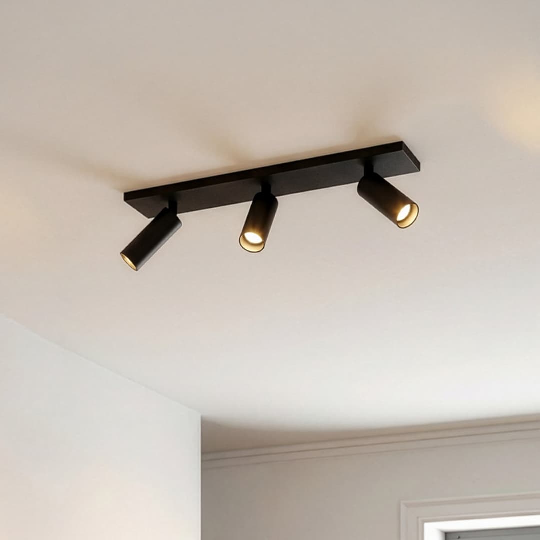Brinja Slim Deckenstrahler, dreiflammig, GU10 MR11, schwarz - Arcchio - Flurbereich - Modern - Aluminium - Mehrflammig
