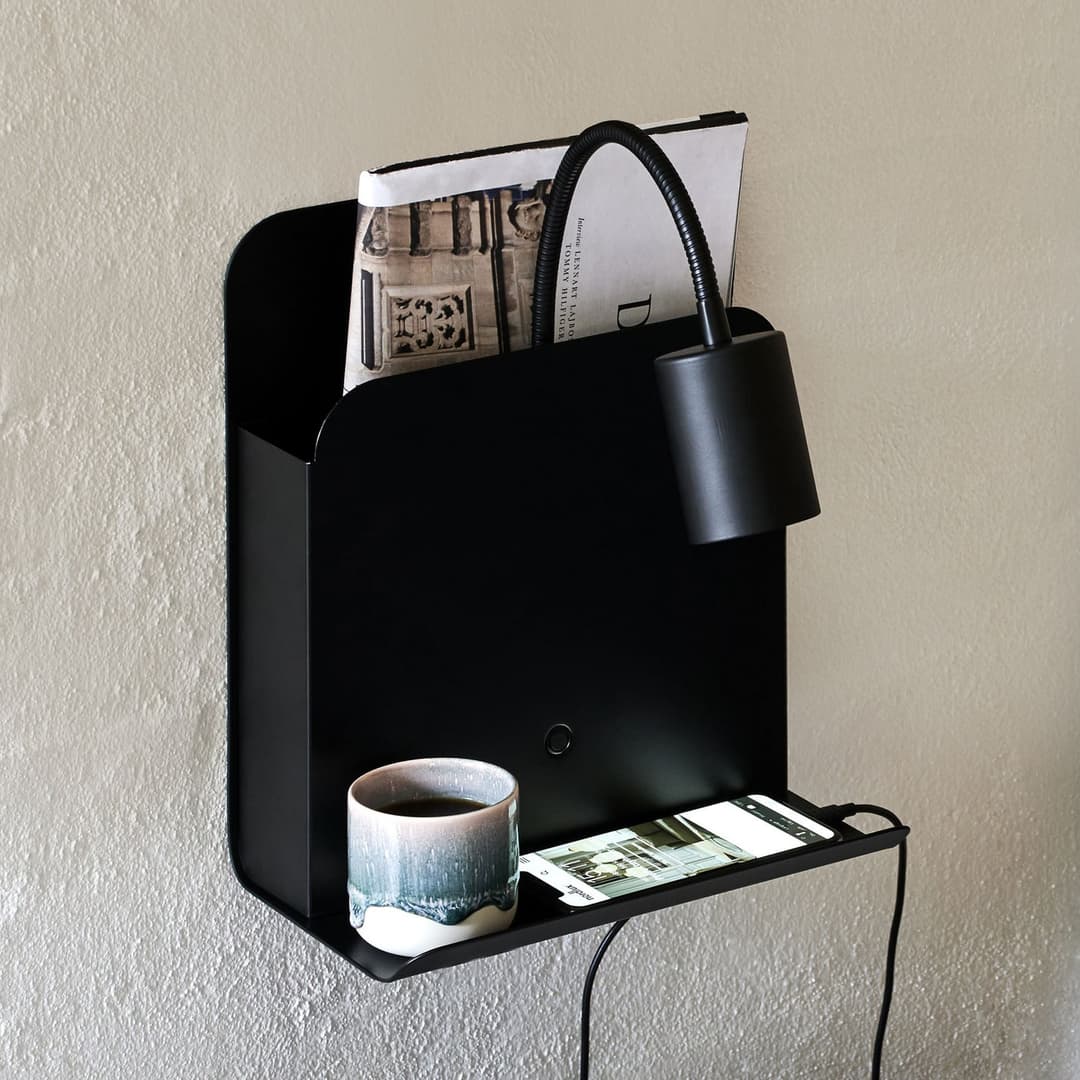 Roomi Wandleuchte Black - Nordlux - Schlafzimmer - Modern - Metall - Einflammig