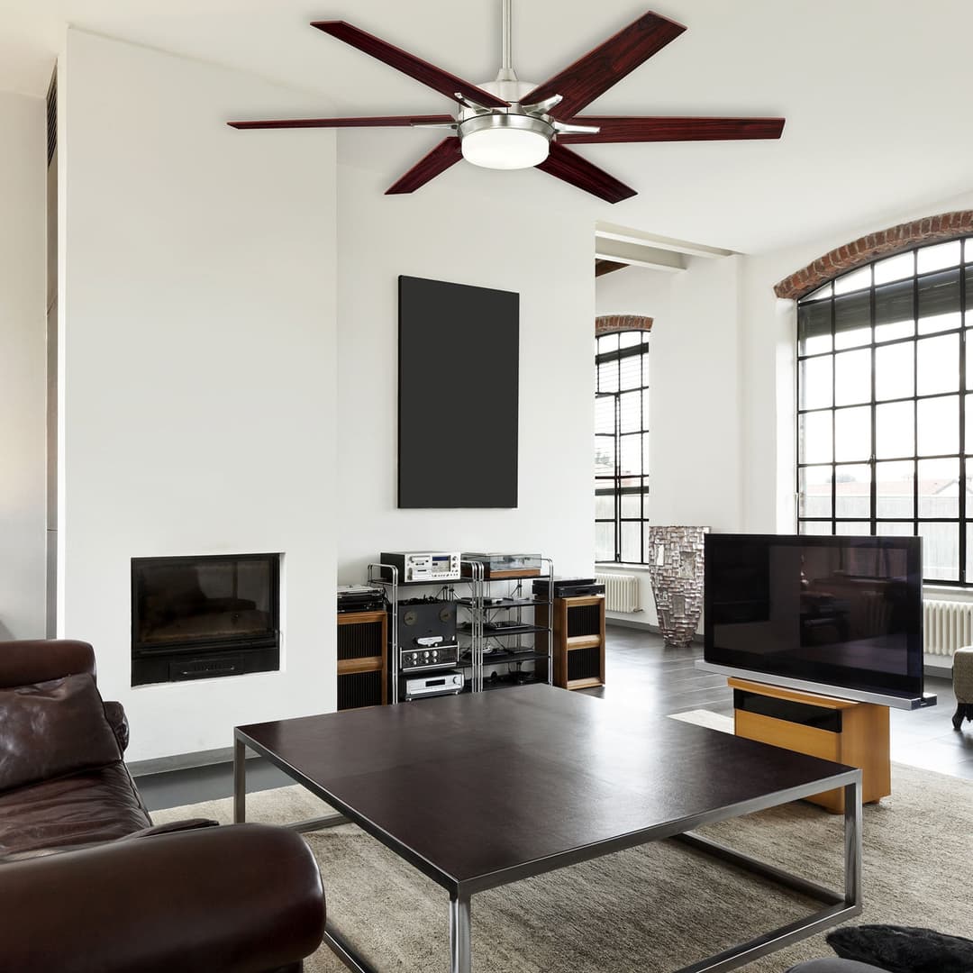 Cayuga Deckenventilator mit Licht Holz, leise - Westinghouse - Wohnzimmer