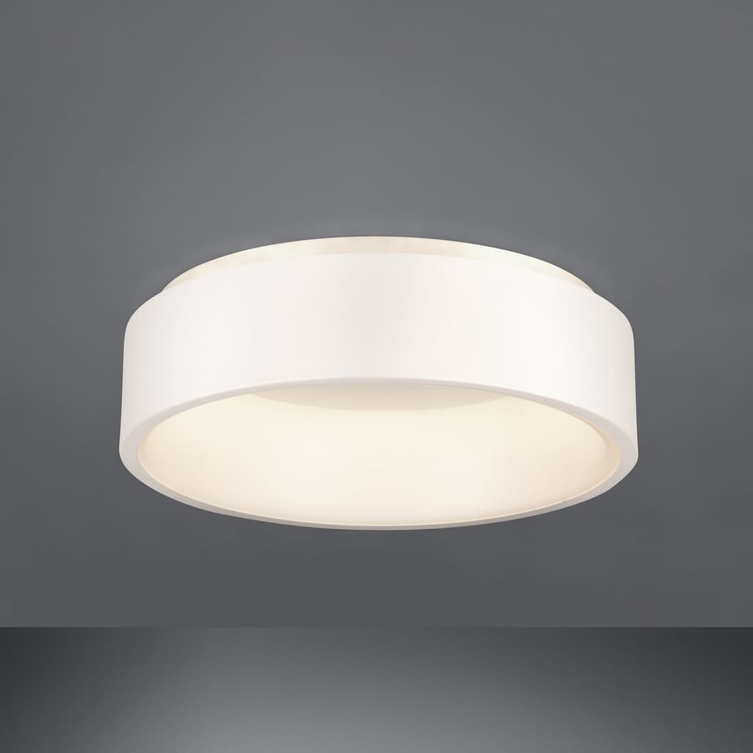 Marghera LED-Deckenleuchte, weiß, Ø 45 cm - Stars of Light - Wohnzimmer - Modern - Metall - Einflammig