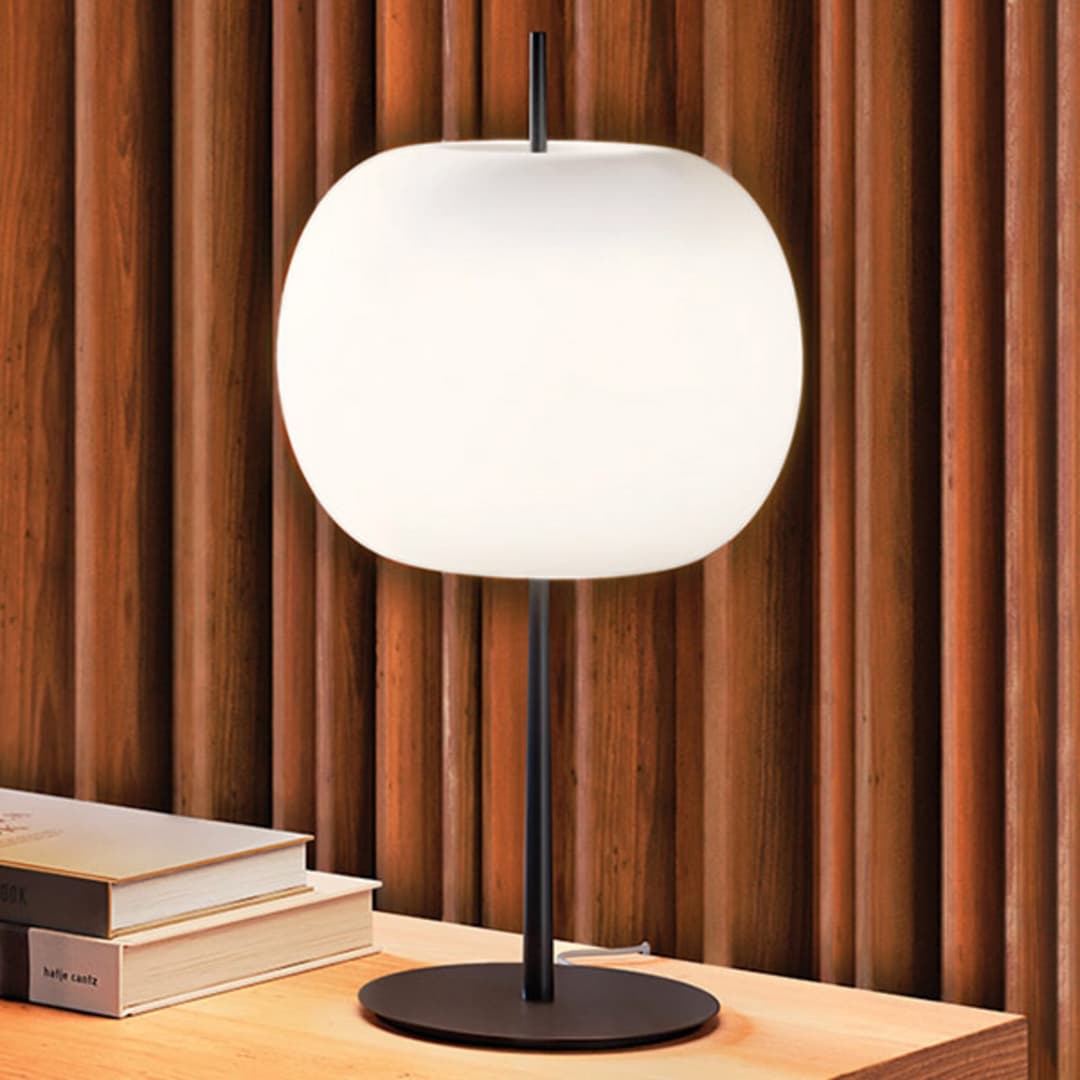 Kushi Tischleuchte XL Black - KDLN - Wohnzimmer - Design - Glas - Kugel