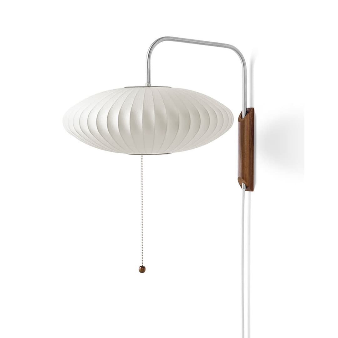 Nelson Saucer Sconce Wandleuchte S Off-White - Herman Miller HAY - Wohnzimmer - Kunststoff