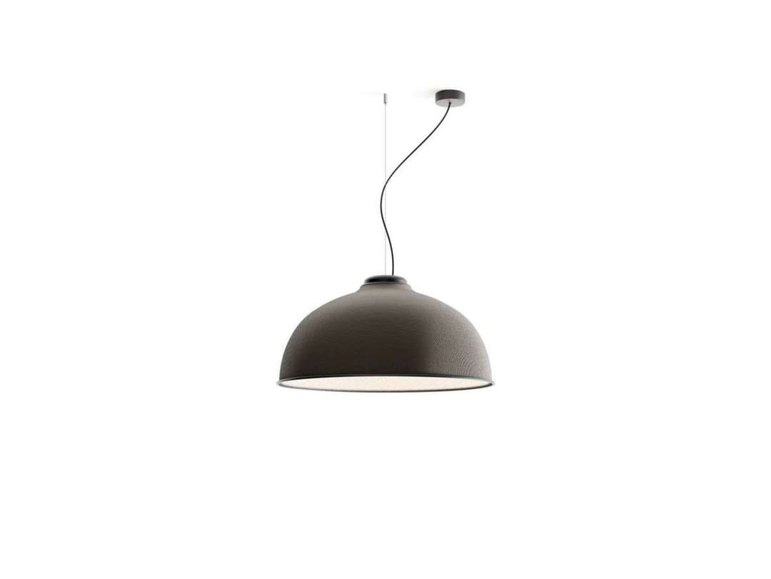 Farel Pendelleuchte Dunkelgrau/Weiß E27 - Luceplan - Esszimmer - Aluminium