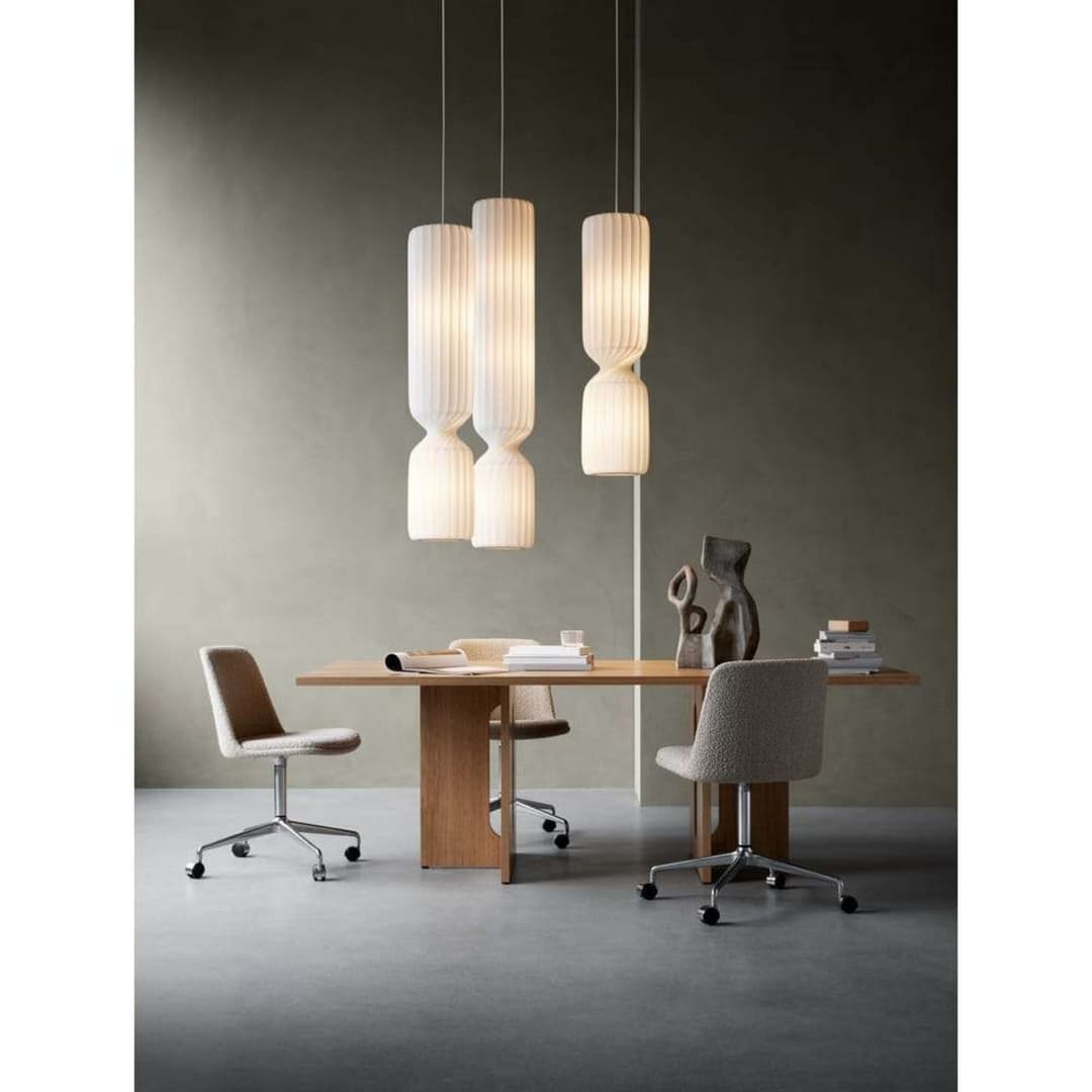 TR41 Pendelleuchte 25x140 PC Nonwoven - Tom Rossau - Wohnzimmer - Kunststoff