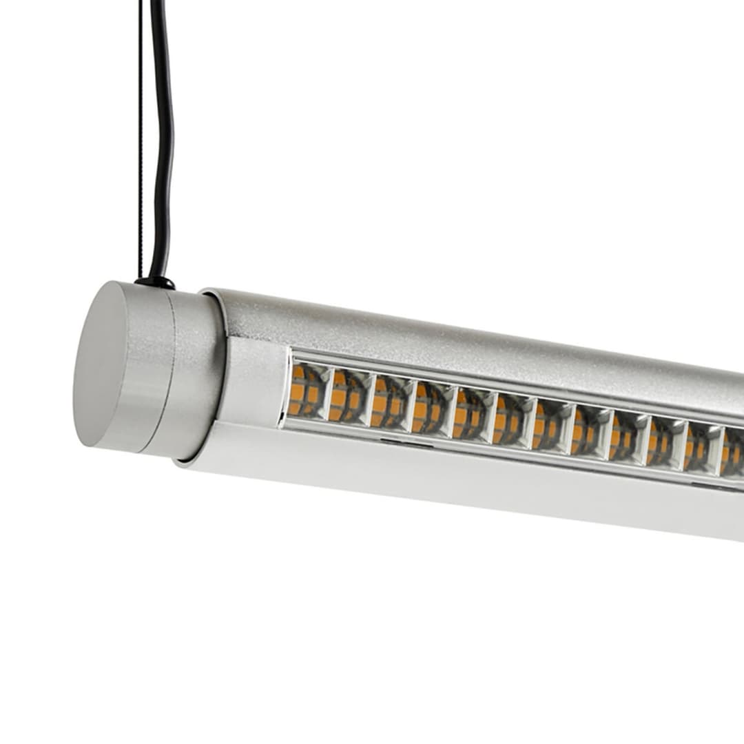Factor Linear directional LED-Hängelampe, alu, drehbar - HAY Factor Linear 1500 - Küche - Design - Metall - Einflammig