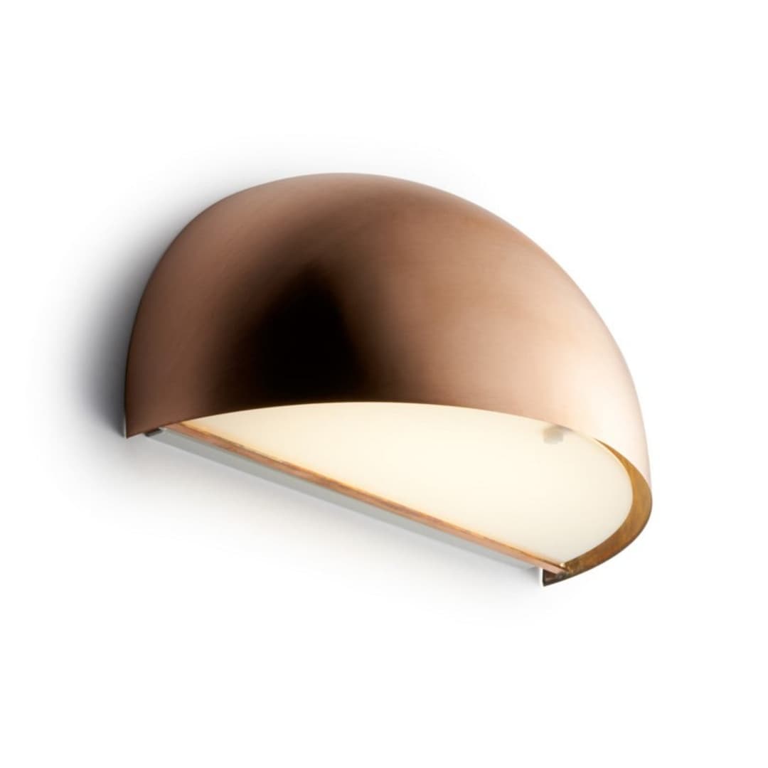 Rørhat LED-Außenwandlampe, kupfer - Light-Point - Terrasse - Metall