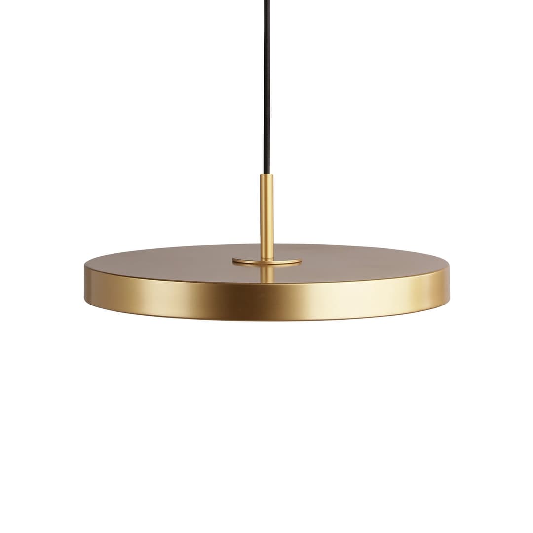 Asteria Mini LED-Hängelampe messingfarben, Ø 31 cm - UMAGE - Wohnzimmer - Design - Metall - Einflammig