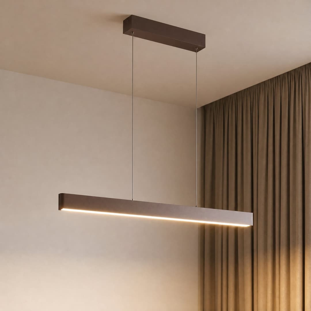 Mylosh LED Smart Pendelleuchte Coffee - Lucande - Küche - Modern - Aluminium - Einflammig